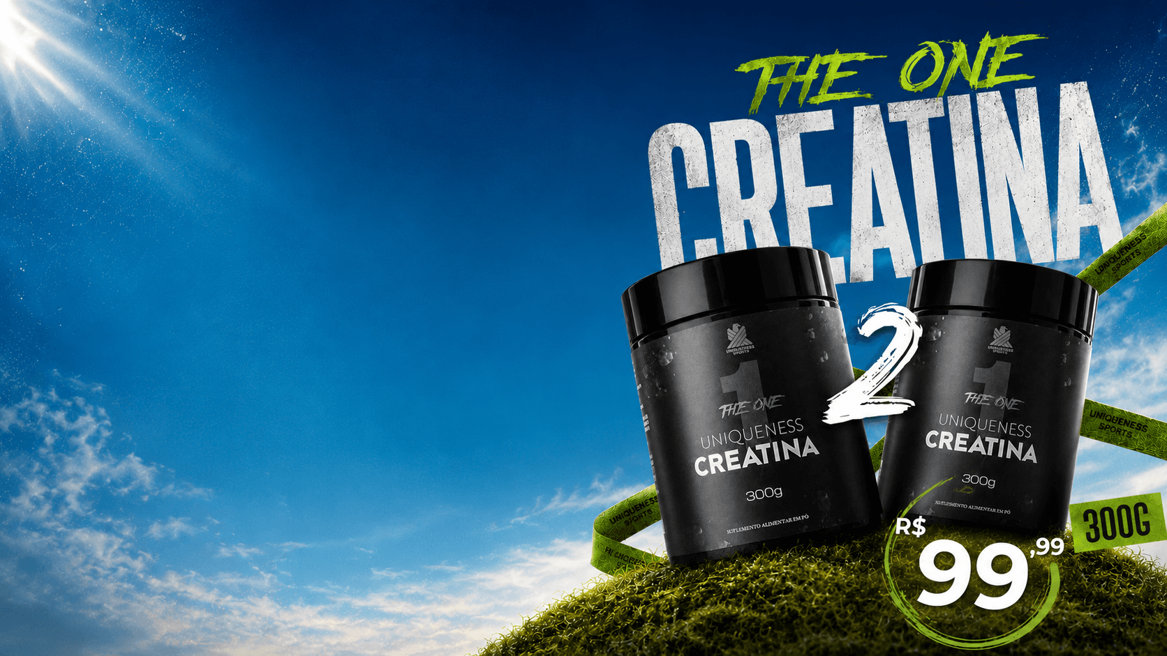 Creatina Uniqueness Sports — The One, 300g