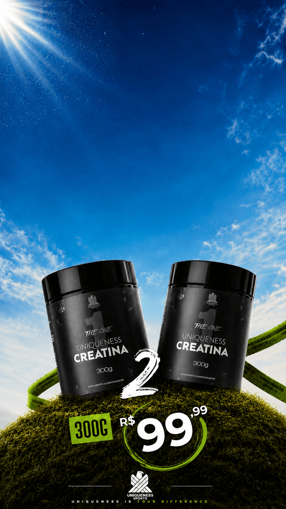 Creatina Uniqueness Sports — The One, 300g