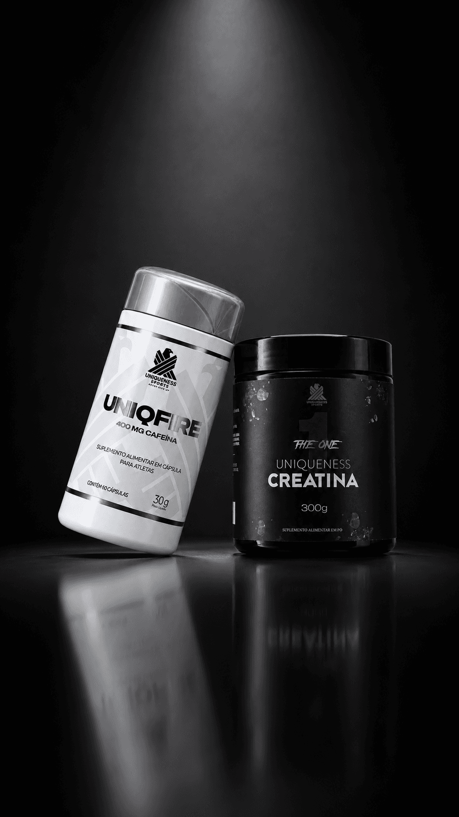 UNIQFIRE e Creatina Uniqueness Sports — The One